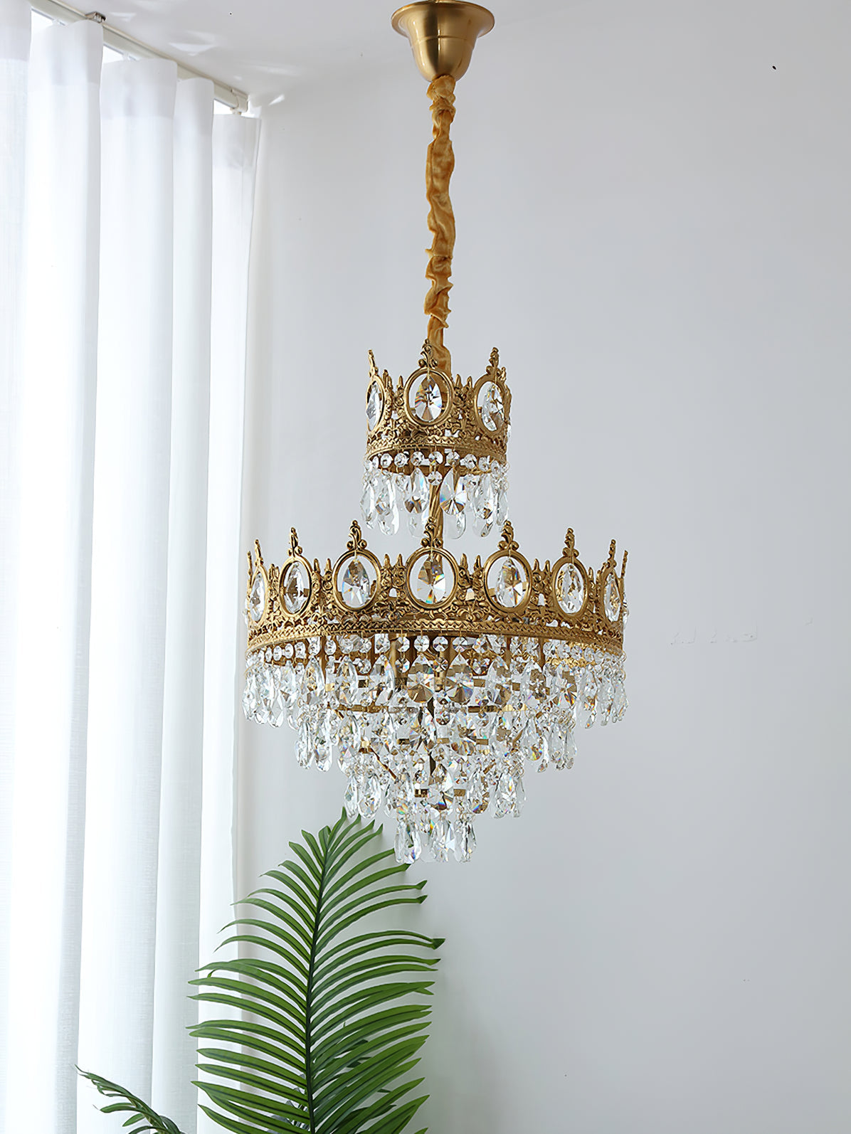 Vintage Crystal Chandelier