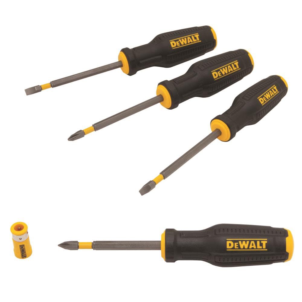 DW Max Fit 4 piece Screwdriver Set DWHT62054 from DW