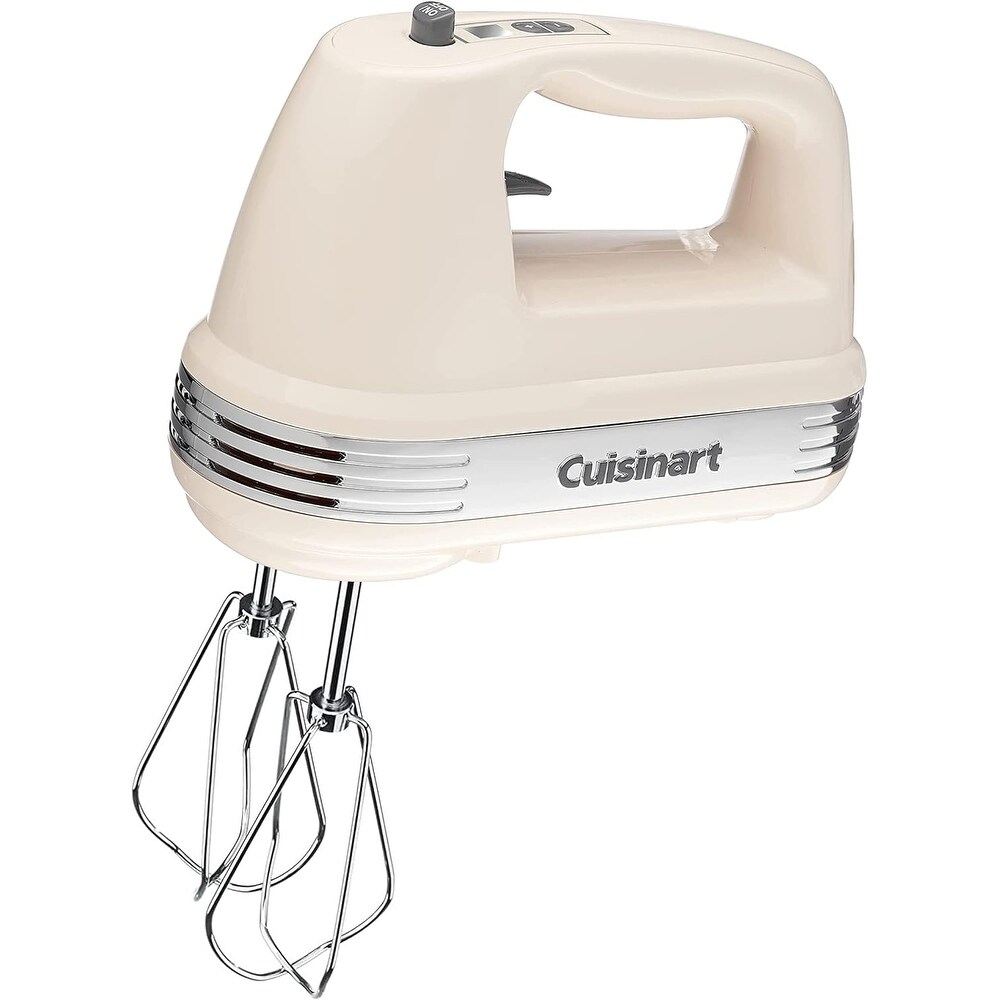 Cuisinart HM 90SCRM Power Advantage Plus 9 Speed Handheld Mixer with Storage Case  Cream