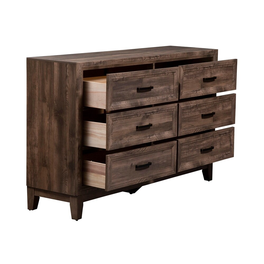 Ridgecrest Cobblestone 6 Drawer Dresser