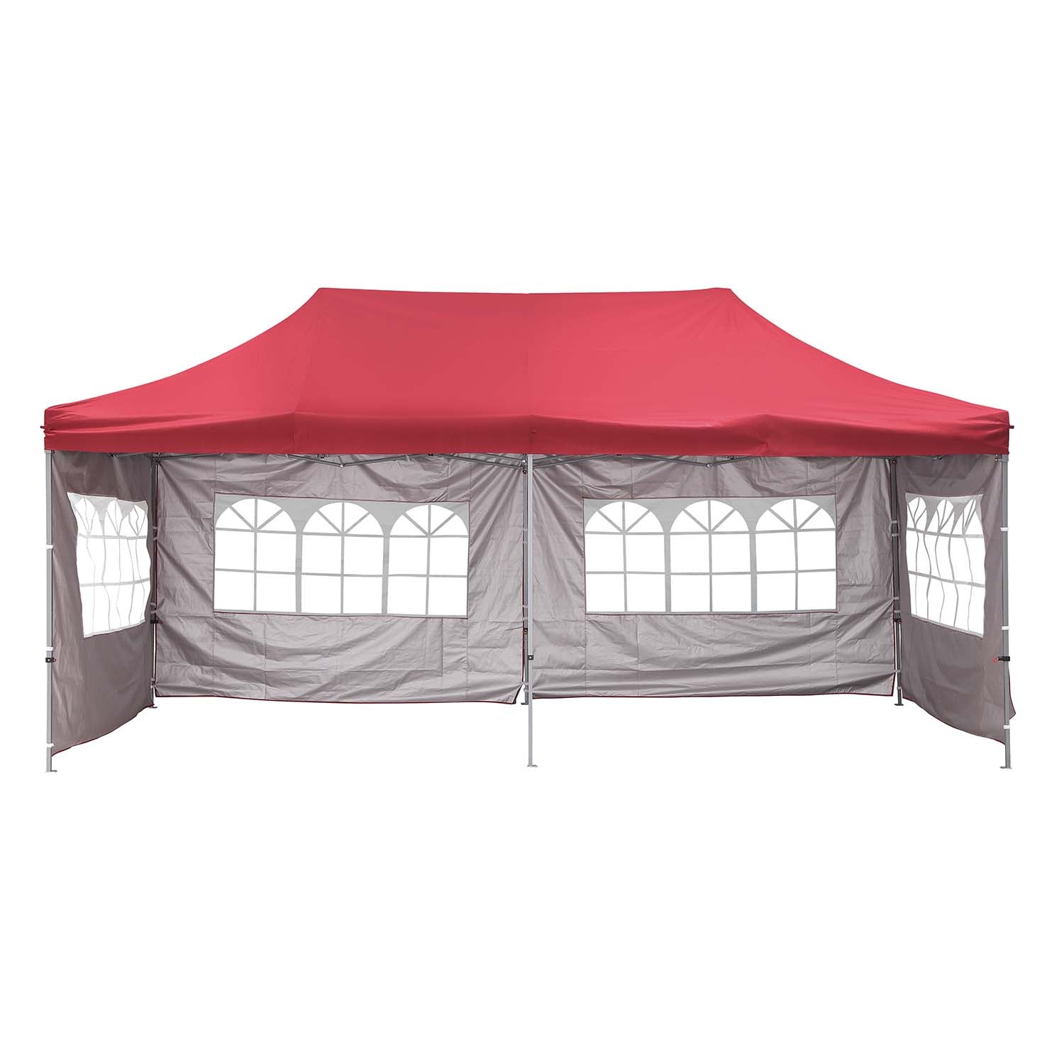 Ainfox 20' x 10' Red Instant Outdoor Canopie