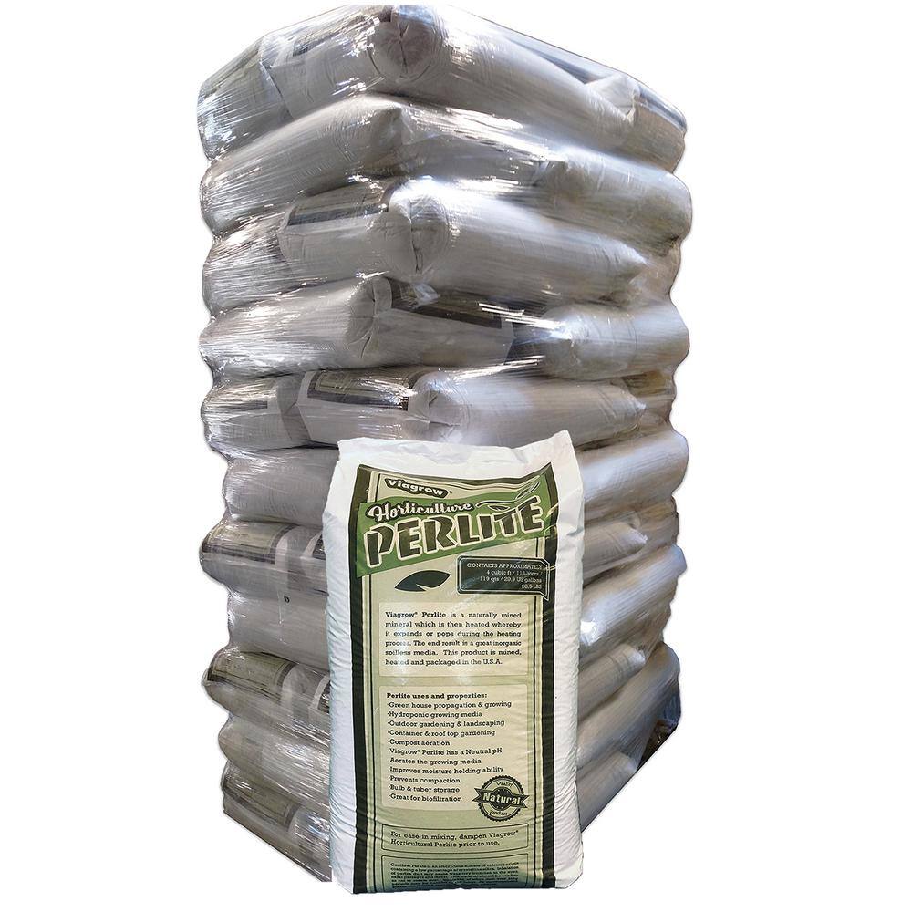 Viagrow 4 cu. ft. Perlite (30 Bag Pallet) VPER4-30