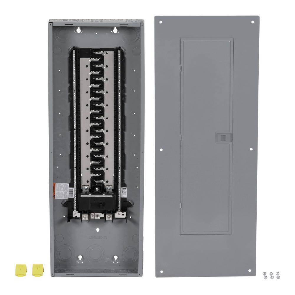 Square D Homeline 225 Amp 42-Space 84-Circuit Indoor Convertible Main Breaker Plug-On Neutral Load Center with Cover HOM4284M225PC