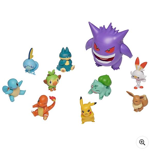 Pokémon 5cm and 12cm battle figures 10-pack