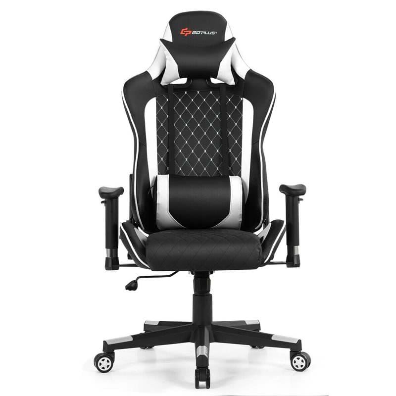 Massage Gaming Chair Recliner, Ergonomic High Back Full Adjustable Gamer Racing Chair Swivel Office Chair with Lumbar Support & Headrest