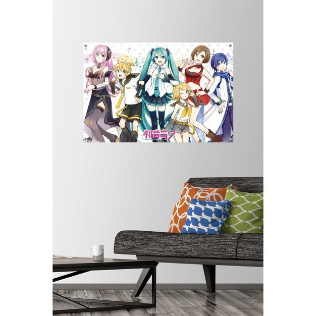 Trends International Hatsune Miku Musical Group Unframed Wall Poster Prints