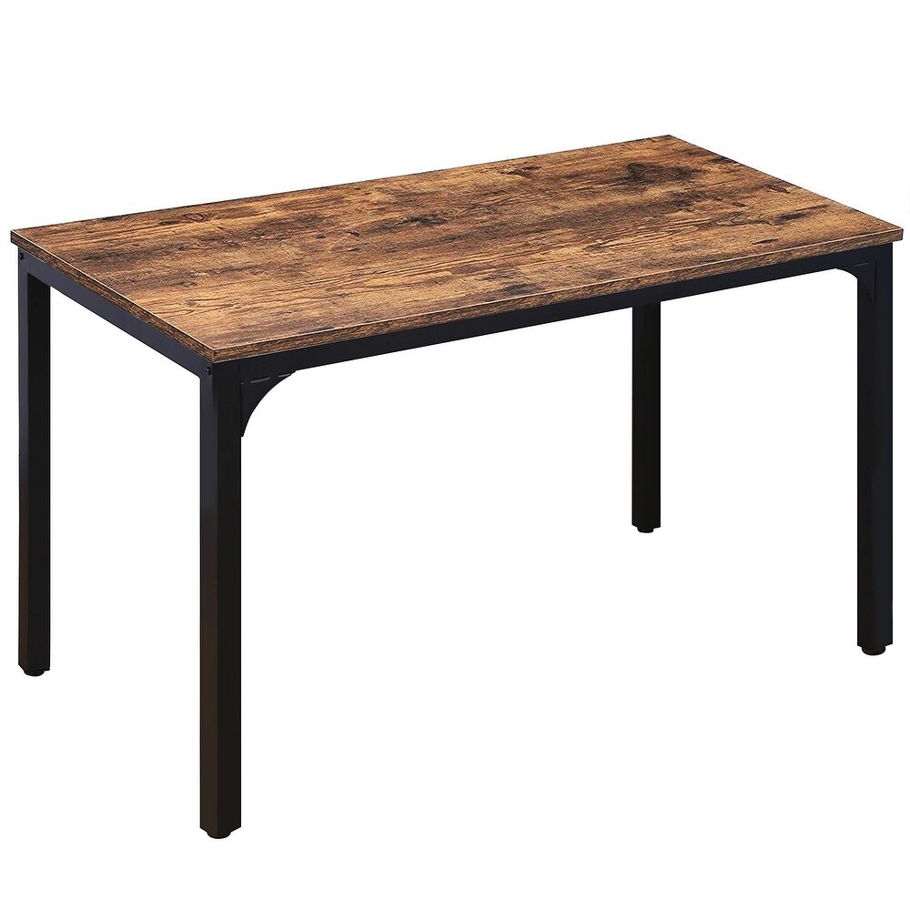 Industrial Dining Table Desk with Adjustable Footpad for Kitchen and Dinning Room