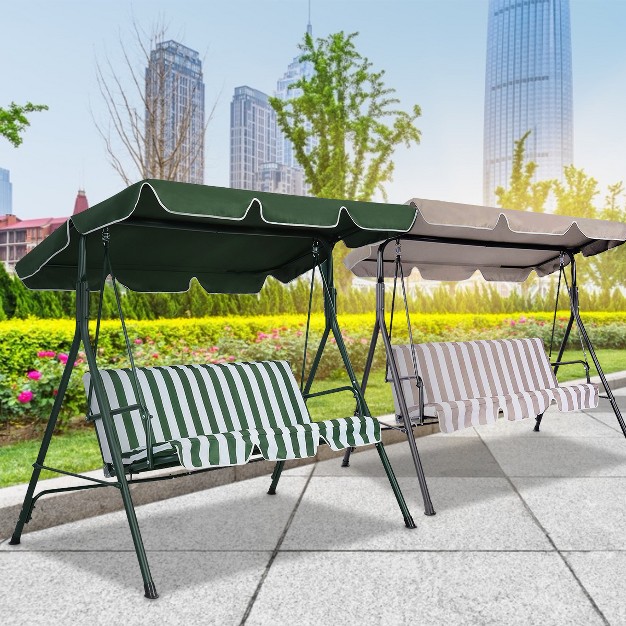 Costway Swing Top Cover Canopy Replacement Porch Patio Outdoor 66 x27 x27 x45 x27 x27 75 x27 x27 x52 x27 x27 77 x27 x27 x43 x27 x27