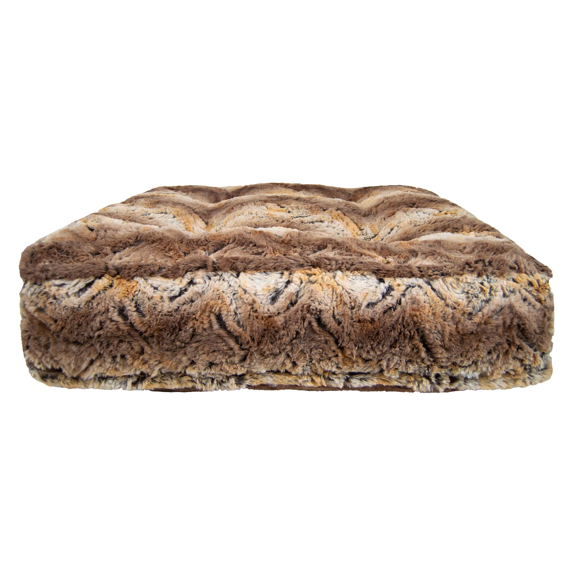 Bessie and Barnie Simba Luxury Extra Plush Faux Fur Rectangle Dog Bed， 28