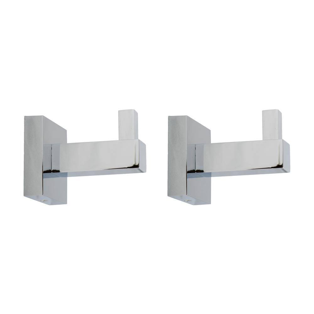 Italia Capri 2-Piece Robe Hook Set in Chrome CA3604SET