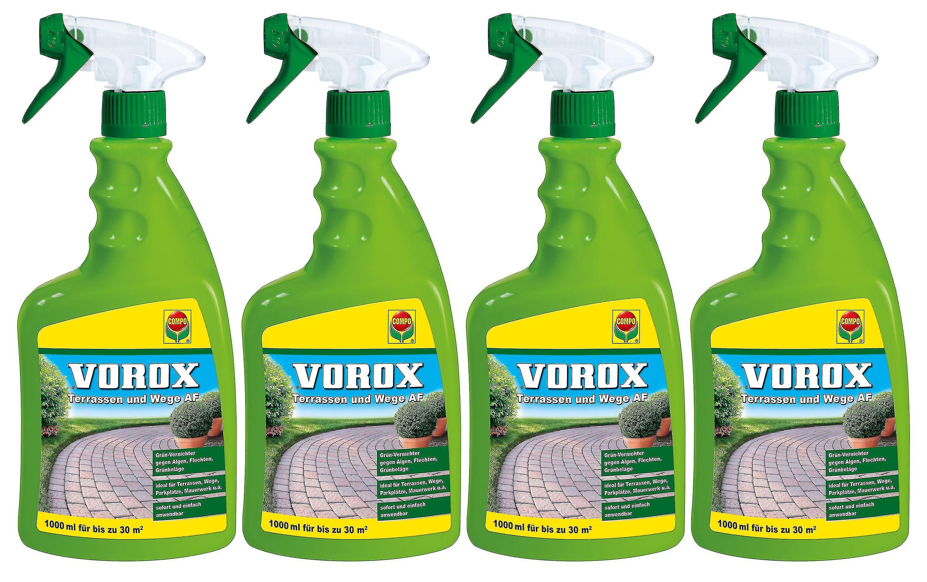 4 x COMPO Vorox?? terraces and paths AF， 1000 ml