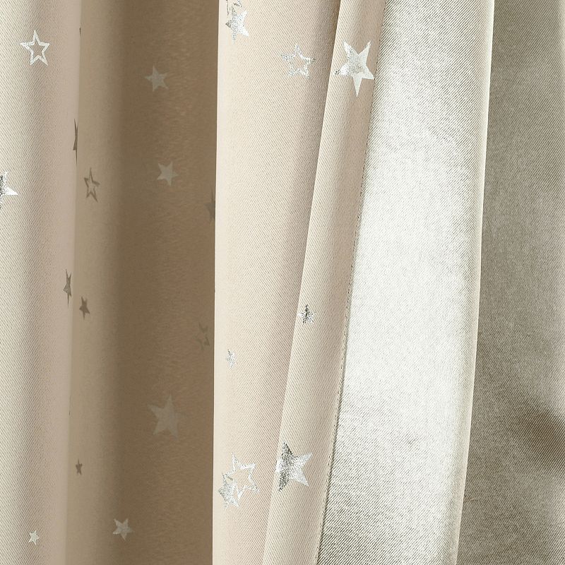 Lush Decor Set Star Blackout Window Curtains Set - 63 x 52