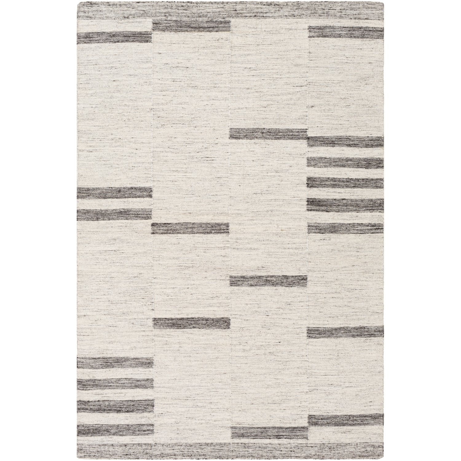 Tamaris Hand Woven Rug in Cream, Medium Gray, Charcoal, Light Gray