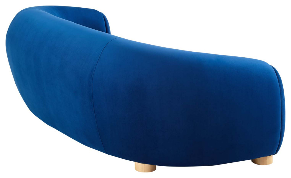 Abundant Performance Velvet Sofa   Contemporary   Sofas   by GwG Outlet  Houzz