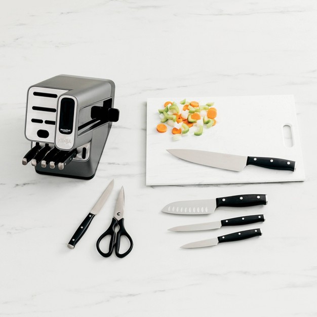 Ninja Neverdull Essential 12pc Knife System With Built In Sharpener K12012