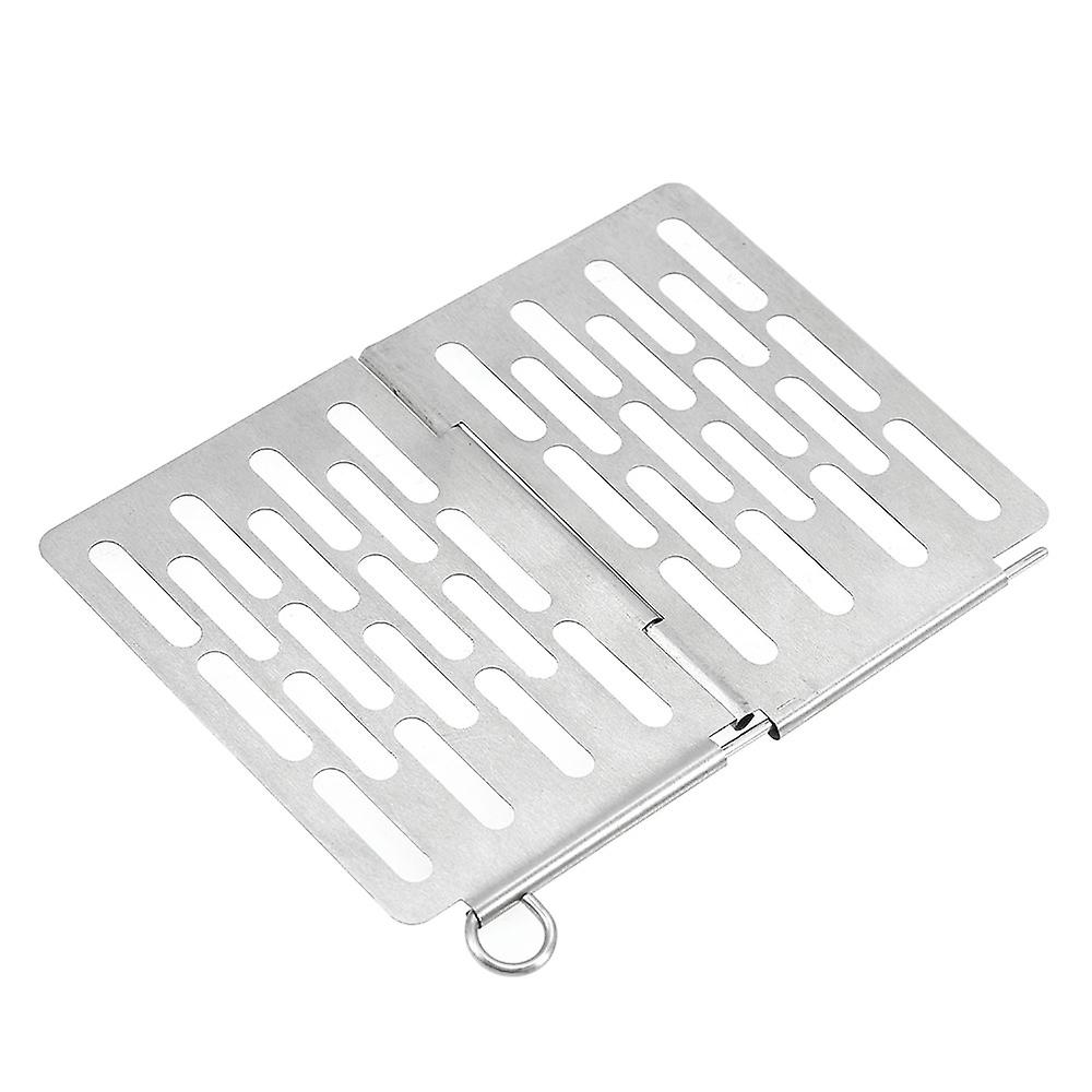 Mini Stainless Steel Folding Barbecue Basket Portable Bbq Grill Basket Grate