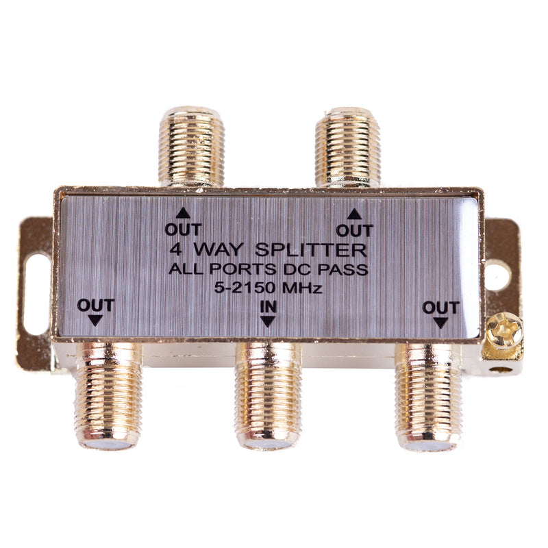 SPLITTER 4-WAY SATELLITE