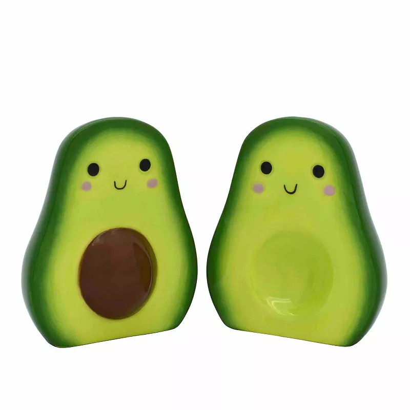 Streamline Avocado Salt and Pepper Shaker Set