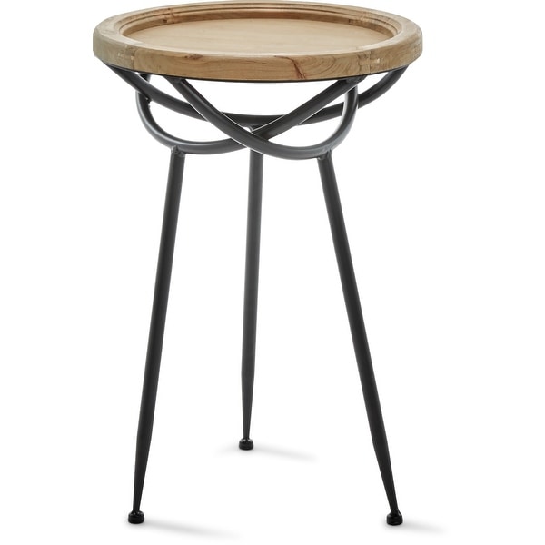 Finch Easton Side Table， Light Beige