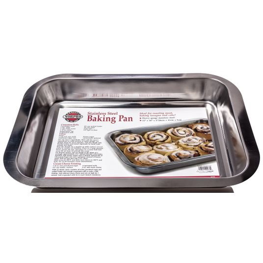 Norpro Lasagna Pan  Stainless Steel  16 x 11 x 2 i...