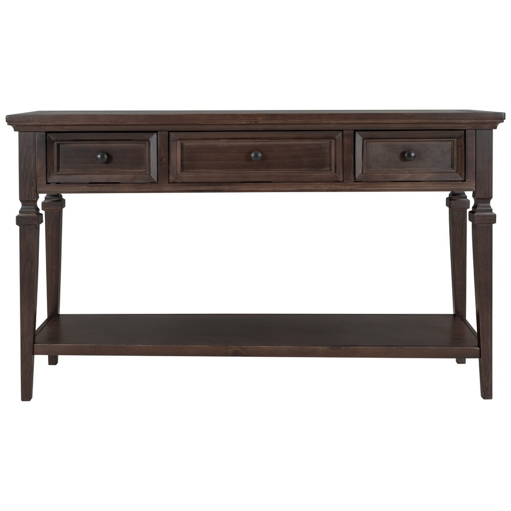 Console Table with Three Top Drawers