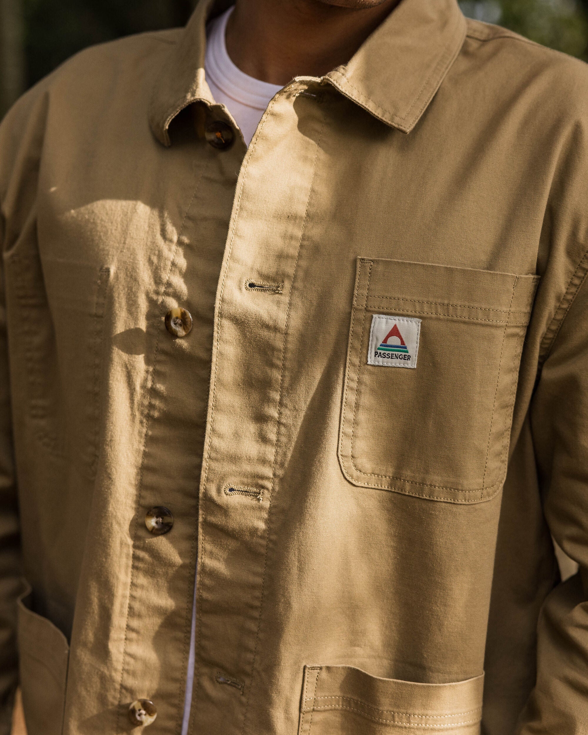 Balsa Canvas Overshirt - Biscuit