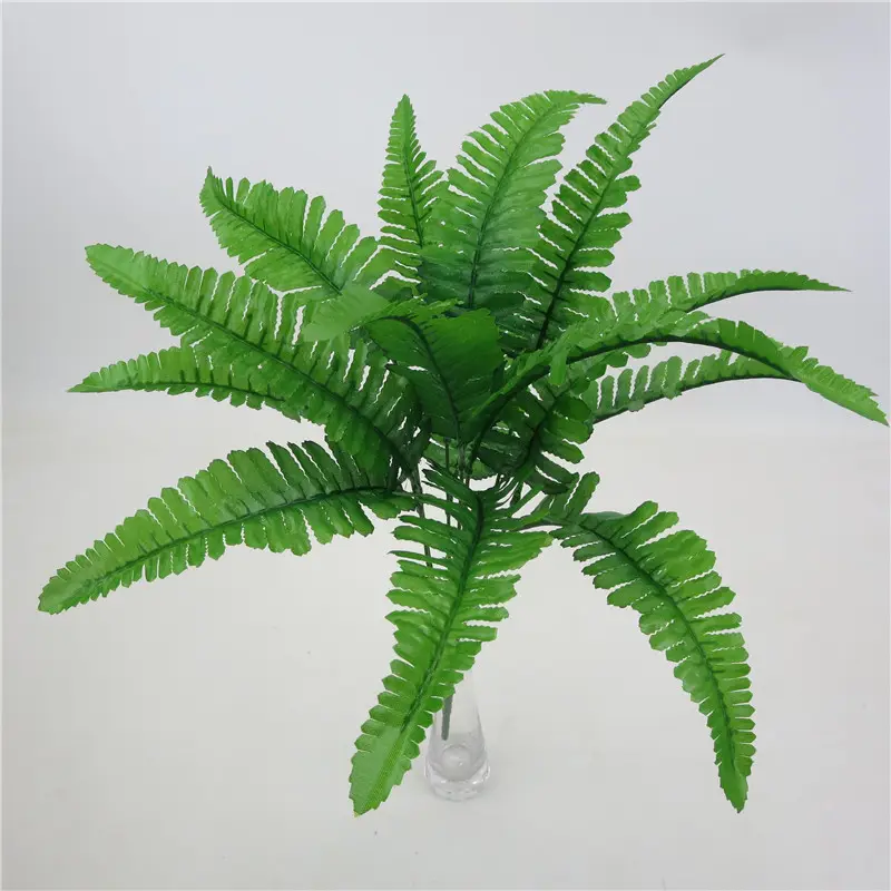 New Arrival Wholesale Supplies 18 heads Artificial Boston Fern for decoration