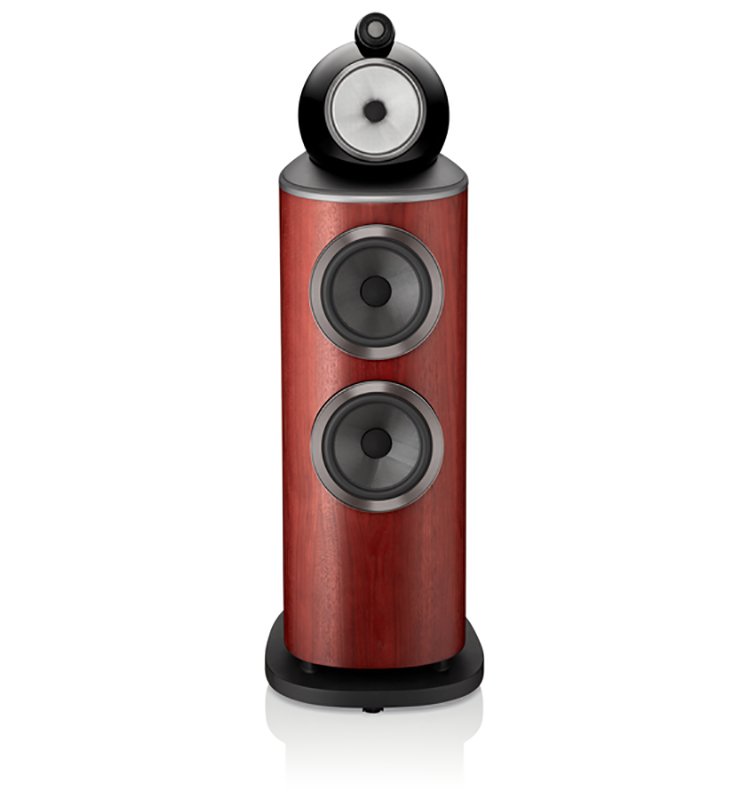 Bowers and Wilkins 800 Series Diamond 802 D4 Satin Rosenut 3-Way Floorstanding Speaker (Each)