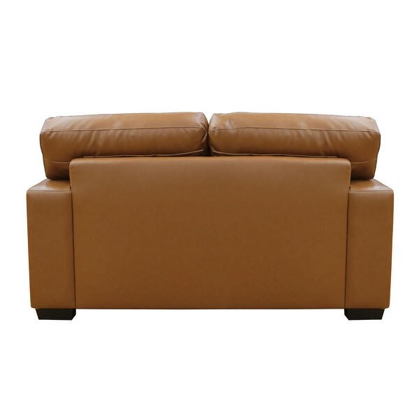 Bordeaux Leather Match Sofa，Loveseat，Armchair and Ottoman