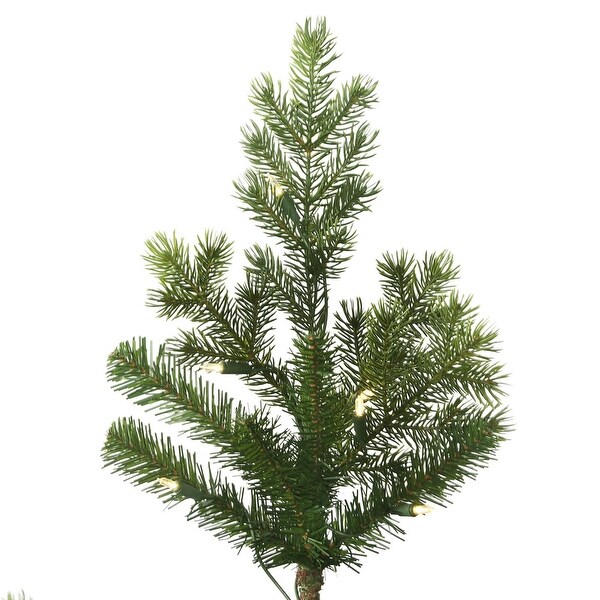 Vickerman 3' x 29 Eagle Fraser Fir Full Artificial Christmas Tree，Warm White Duralit LED Lights