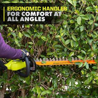 RYOBI ONE+ 18V 22 in. Lithium-Ion Cordless Hedge Trimmer (Tool Only) P2609BTL