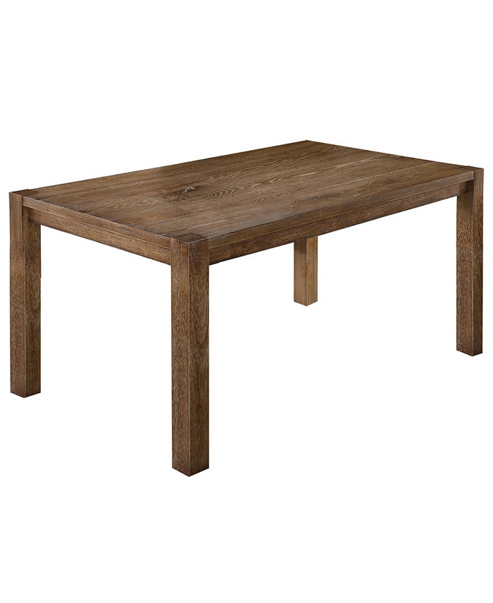 Best Master Furniture Janet Driftwood Transitional Dining Table