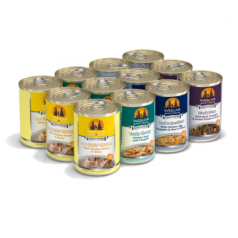 Weruva Classic Grain Free Barons Batch Canned Dog Food Variety Pack