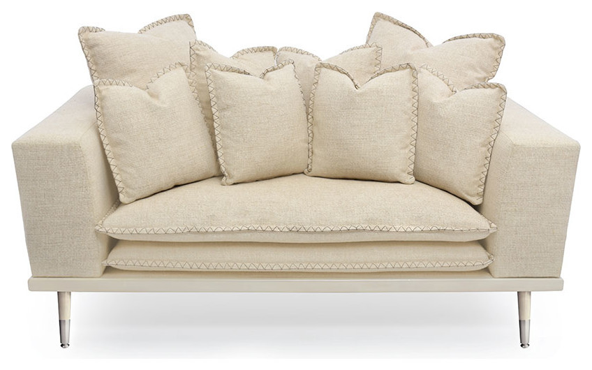 Palisades Loveseat   Midcentury   Loveseats   by Innova Luxury Group  Houzz