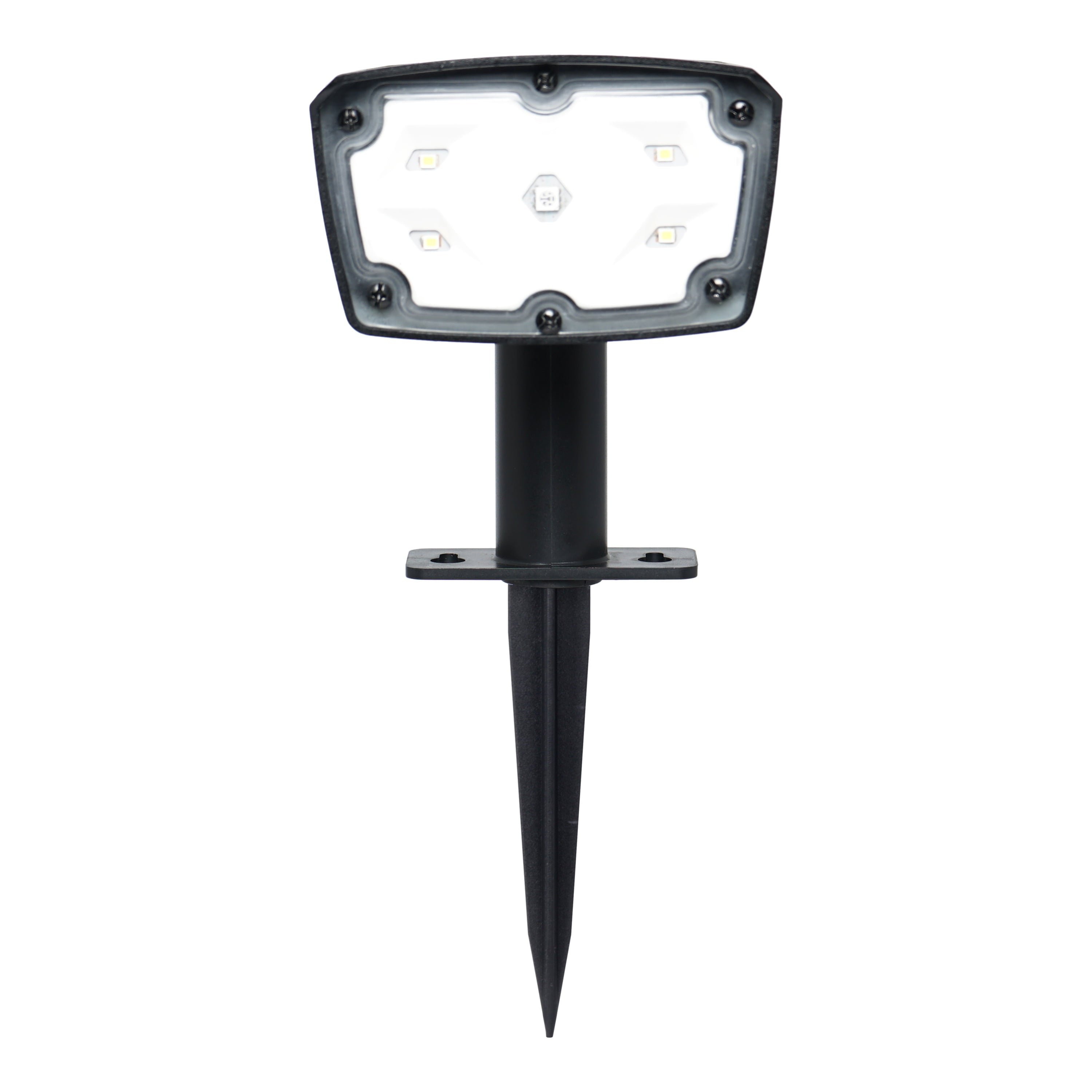 Mainstays 100 Lumen Solar Powered Color Change LED Spotlight Color Change Spotlight with Mount or Ground Stake Option