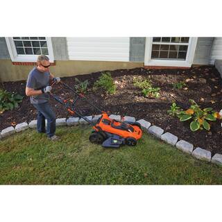 BLACK+DECKER 40V MAX 20 in. Battery Powered Walk Behind Push Lawn Mower with (2) 2Ah Batteries  Charger CM2043C