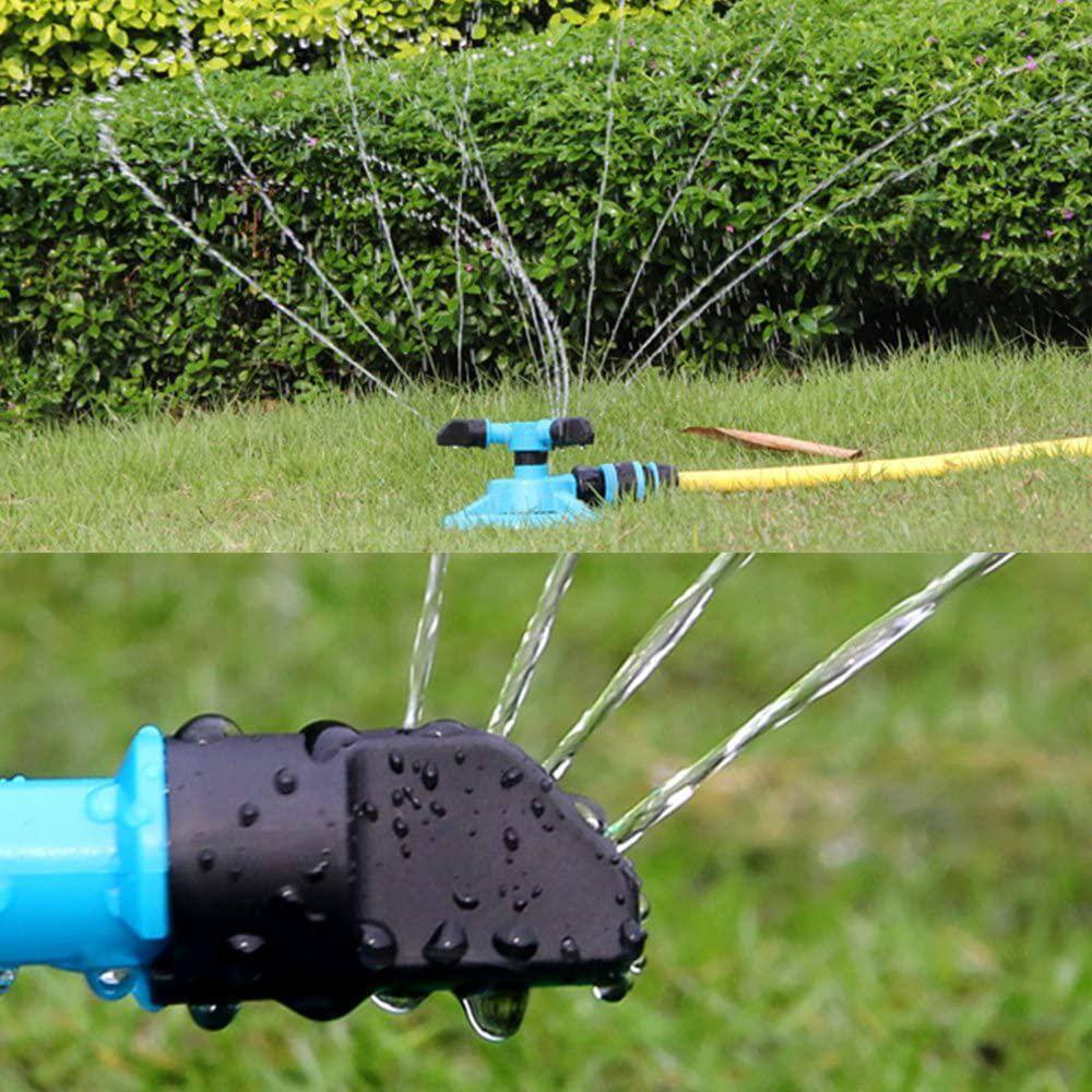 Lawn Sprinkler Automatic Garden Sprinkler 3000 Square Feet Coverage Rotates 360-Degrees B01H1VUN8Y