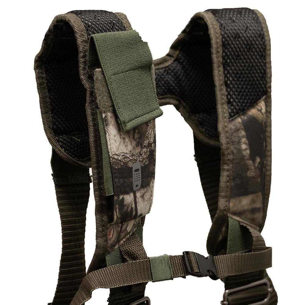 BUCKET BOSS Mossy Oak Break Up Infinity Camo Adjustable Tool Belt with Suspenders 85035