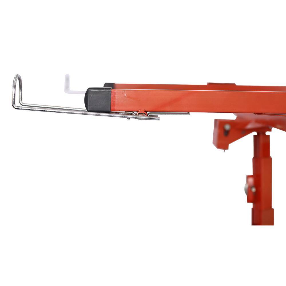 Runesay Drywall Lift Panel 11 ft. Lift Drywall Panel Hoist Jack Lifter in Red CON-CRET-9