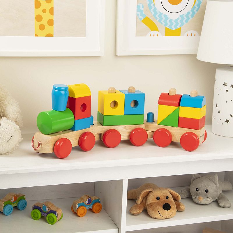 Melissa and Doug Wooden Jumbo Stacking Train