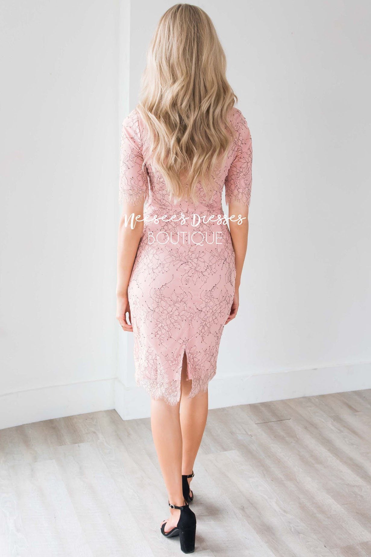 The Rylee Eyelash Lace Dress