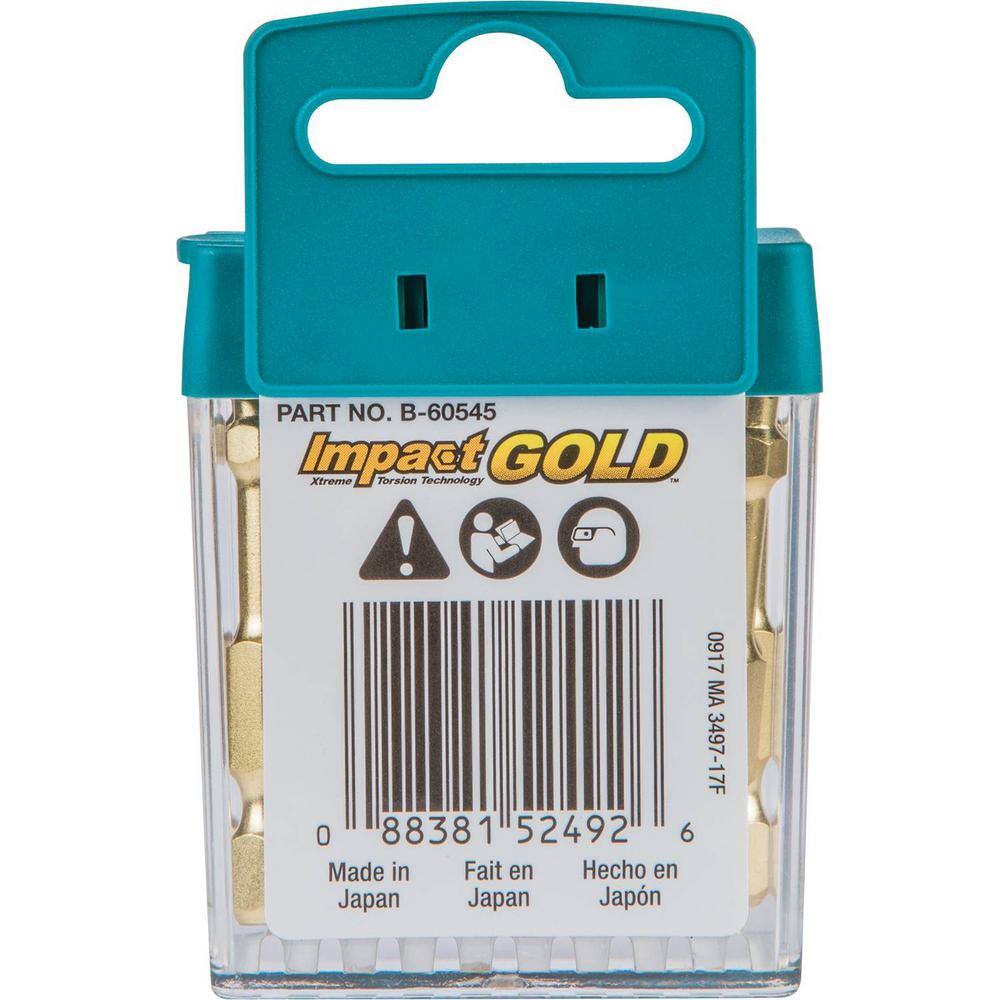 Makita Impact GOLD T25 2 in. Power Bit Tic Tac (15-Piece) B-60545