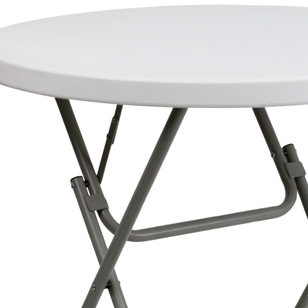 2.63Foot Round Plastic Folding Table