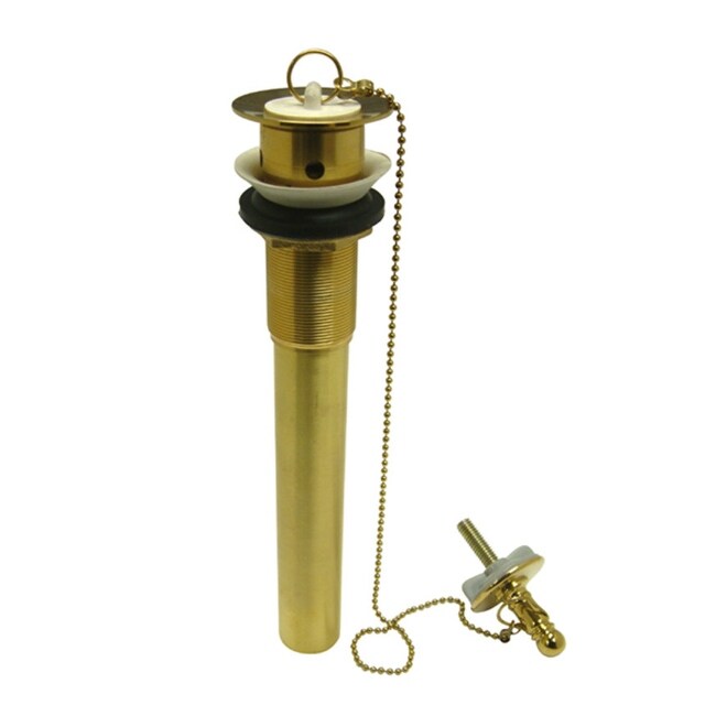 Kingston Brass Vintage Lavatory Drain with Removable Rubber Stopper