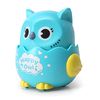 jsqnanchi Cute Owl Press And Go Toys For Kids，Baby Crawling Toys Vehicle Toys