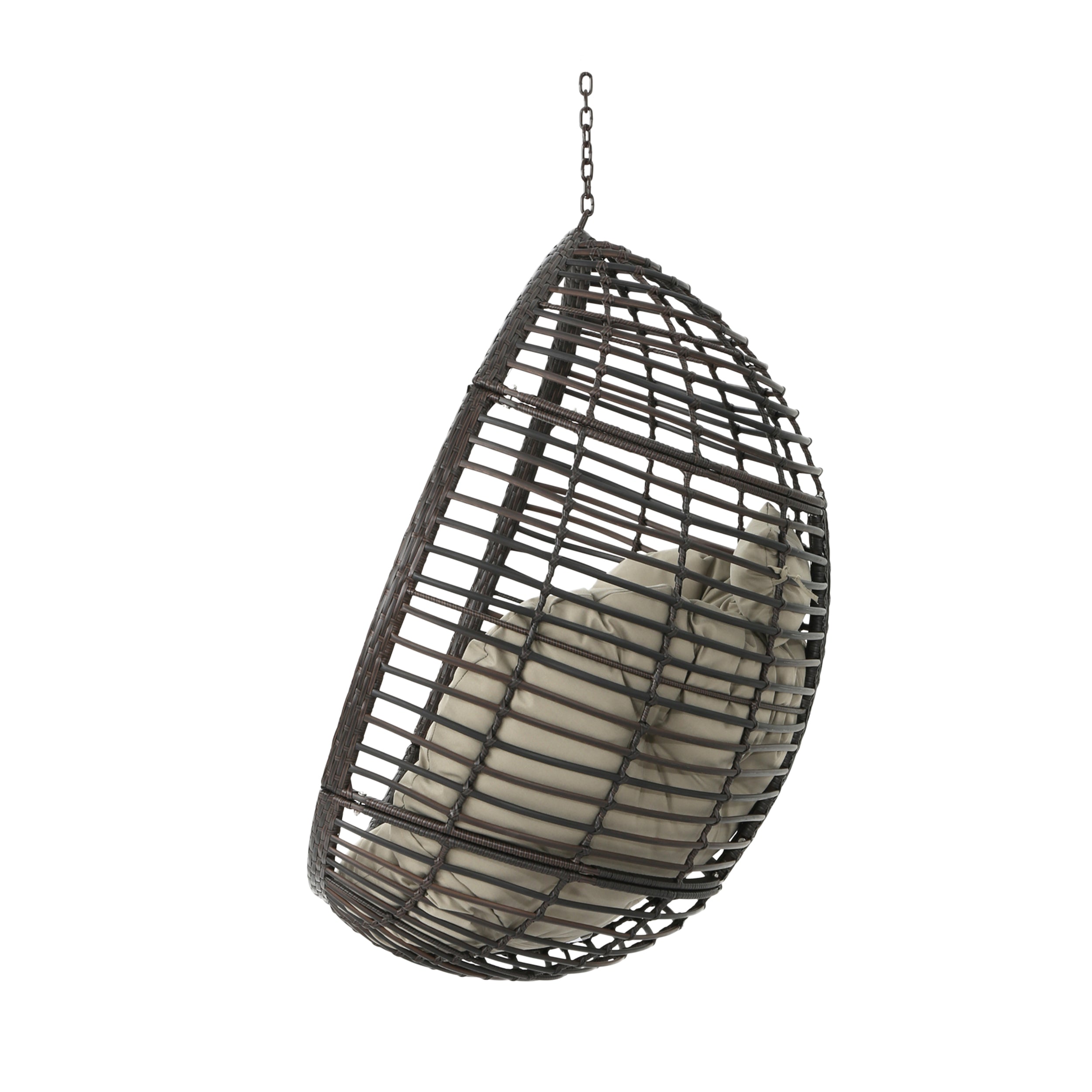 Leasa Indoor/Outdoor Hanging Teardrop / Egg Chair (Stand Not Included)