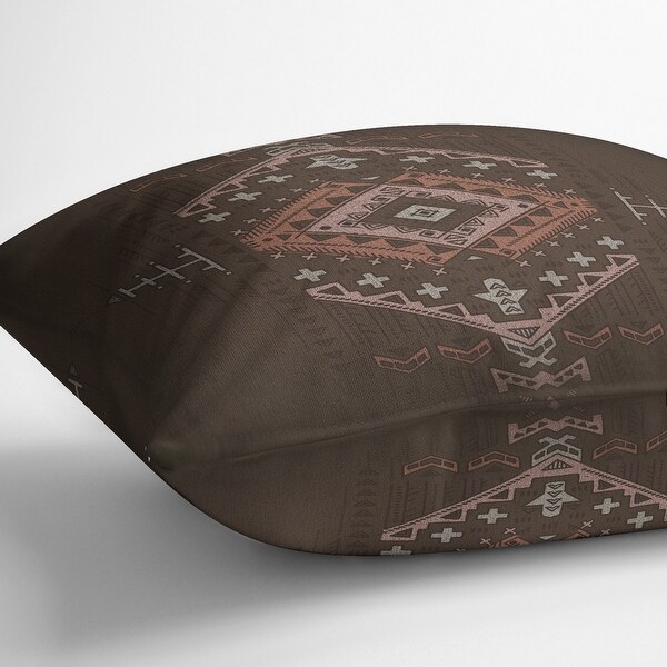 ZINA BROWN Indoor|Outdoor Pillow By Kavka Designs