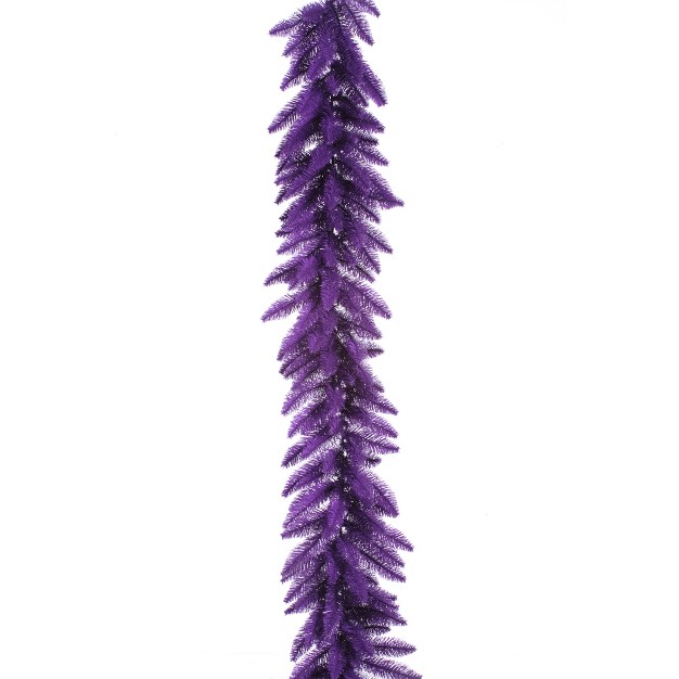 Vickerman Purple Artificial Christmas Garland