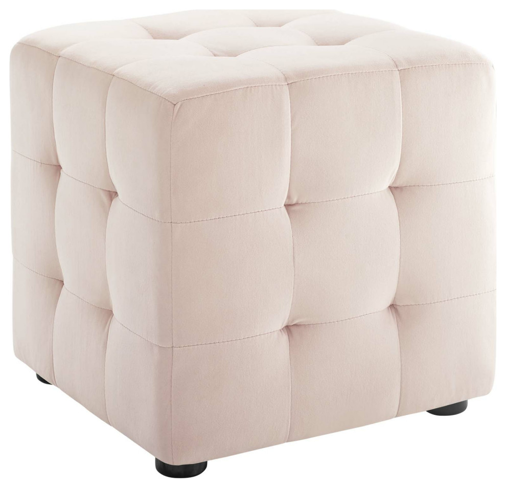 Todd Cube Ottoman   Transitional   Footstools And Ottomans   by HedgeApple  Houzz