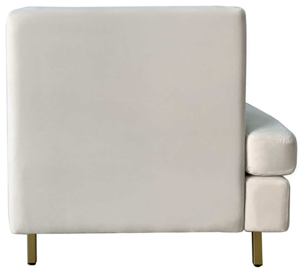 Safavieh Couture Konrad Velvet Sofa   Contemporary   Sofas   by Safavieh  Houzz